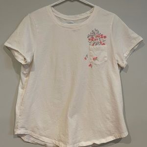 Flower pocket tee